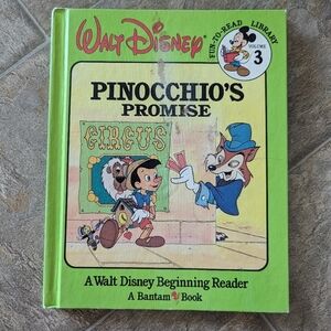 Walt Disney fun to read library Vol 3 Pinocchio's promise hardcover kids book